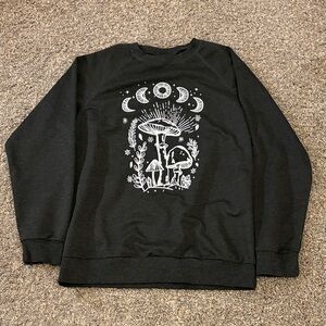Moons and mushrooms sweatshirt